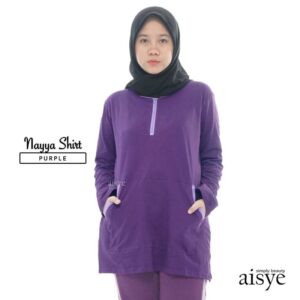 AISYE - NAYYA SHIRT PURPLE