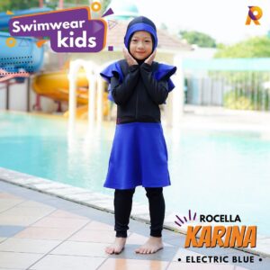ROCELLA - SWIMWEAR KIDS KARINA ELECTRIC BLUE