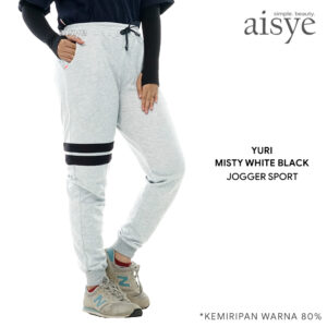 AISYE - YURI MISTY WHITE BLACK JOGGER SPORT