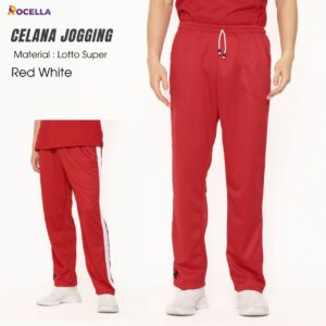 ROCELLA - CELANA JOGGING RED WHITE