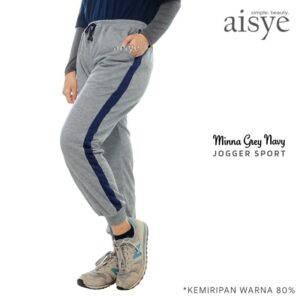AISYE - MINNA GREY NAVY JOGGER SPORT
